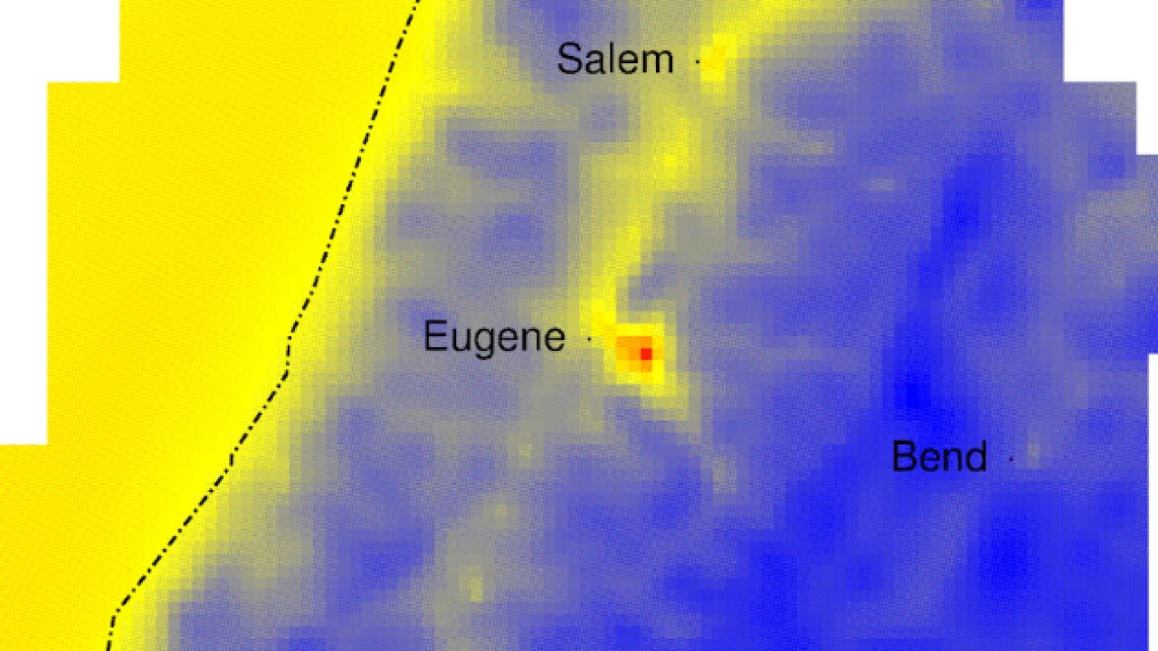 Concentrations of Pollution in Oregon